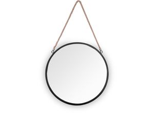 4251820303420 - Dekospiegel MIRRORS AND MORE Taira Spiegel Gr T 2 cm Ø 40 cm schwarz Dekospiegel Wandspiegel