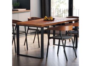 4064755194151 - LAMO Manufaktur Esstisch Küchentisch Schreibtisch Couchtisch aus Massivholz 140x80x76 cm (AxBxH) Modern Dunkel Schwarz LAG-01-A-004-9005M 4064755194151 - LAMO Manufaktur Esstisch Küchentisch Schreibtisch Couchtisch aus Massivholz 140x80x76 cm (AxBxH) Modern Dunkel Schwarz LAG-01-A-004-9005M