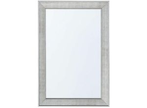 4260602377504 - Beliani - Wandspiegel Silber 61 x 91 cm Kunststoff und Glas Rechteckig Klassisch - Silber