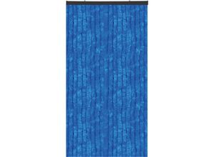 4059222342388 - Bestlivings - Flauschvorhang in Sondergröße - Türvorhang Breite 120cm - Länge 275cm Blau - Blau