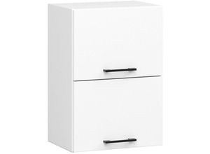 5907504380742 - Akord - Küchenschrank Küchenschrank an der Wand hängen 40 cm modulares Oliwia Weiß   Weiß 2 Regale 2 Türen1