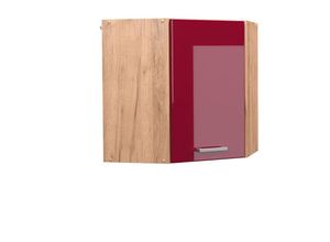 4066731036011 - Eckhängeschrank Küchenschrank Küchenzeile R-Line 57 cm Goldkraft Bordeaux