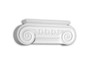 4250691788008 - Decor - Pilaster Kapitell 451201 Fassadenelement Pilaster Außenstuck Ionischer Stil weiß - weiß