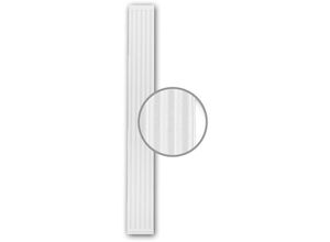 4250691775497 - Decor - Pilaster Schaft profhome 122200 Zierelement Neo-Klassizismus-Stil weiß - weiß