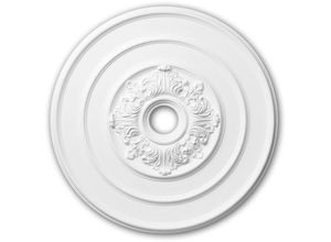 4250691774865 - Decor - Rosette profhome 156005 Deckenelement Zierelement Neo-Klassizismus-Stil weiß ø 656 cm - weiß