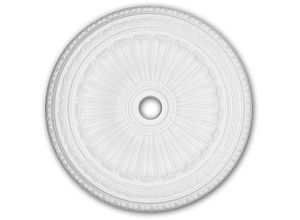 4250691775176 - Decor - Rosette profhome 156036 Zierelement Deckenelement Neo-Renaissance-Stil weiß ø 887 cm - weiß