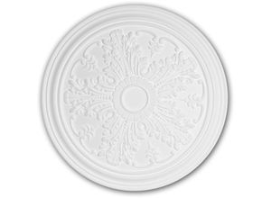 4250691775152 - Decor - Rosette profhome 156034 Zierelement Deckenelement Neo-Klassizismus-Stil weiß ø 512 cm - weiß