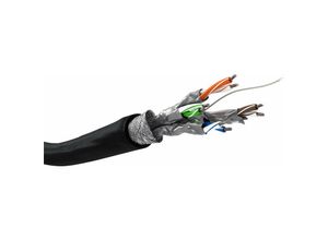 4040849571978 - Cat 6 Outdoor Netzwerkkabel s ftp (PiMF) cca 100 m schwarz (4040849571978) - Goobay