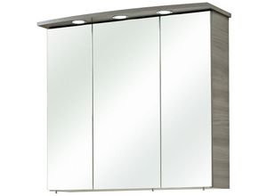 4066075042228 - Lomadox - Badezimmer Spiegelschrank QUIMPER-66 in Sangallo Grau quer Nb b h t ca 75 72 20 cm - grau