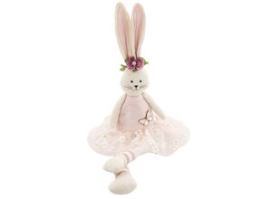 4058896297390 - Stoff-Hase mit Tüllrock natur-rosa 39 cm