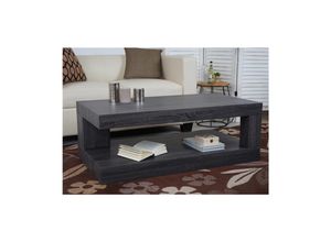 4057651138176 - Couchtisch MCW-A32 Wohnzimmertisch 3D-Struktur 40x110x60cm ~ schwarze Eicheoptik