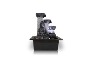 4260183477549 - Zimmerbrunnen Tischbrunnen Dekobrunnen FoBuddha Pot mit LED 10782