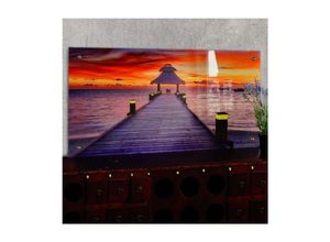4052826176847 - Glasbild T114 Wandbild Poster Motiv 50x100cm ~ Steg 4052826176847 - Glasbild T114 Wandbild Poster Motiv 50x100cm ~ Steg