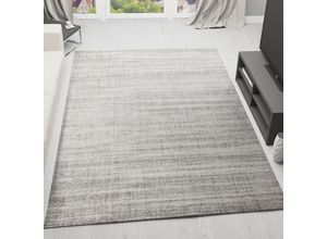 Image of Teppich Wohnzimmer Sehr dicht qualitativ melierter Teppich Grau,80x150 cm