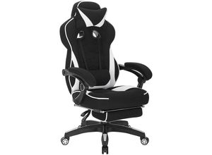 4063425102847 - Woltu - Gaming Stuhl Bürostuhl Ergonomisch mit Lendenkissen Atmungsaktiv Gaming Chair Gamer Stuhl 150 kg Belastbarkeit Gaming Sessel mit Große