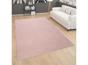 4061981125874 - Teppich Für Wohnzimmer Einfarbig Kurzflor Schlicht Und Modern In Rosa 80x250 cm - Paco Home 4061981125874 - Teppich Für Wohnzimmer Einfarbig Kurzflor Schlicht Und Modern In Rosa 80x250 cm - Paco Home