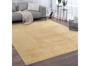 4061981119736 - Teppich Kurzflor-Teppich Für Wohnzimmer Weich Super Soft Waschbar In Beige 120x170 cm - Paco Home