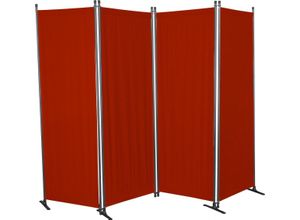 4021093038295 - Paravent ANGERER FREIZEITMÖBEL Stellwände Gr B H 170 cm x 165 cm rot (bordeaux) Paravents Stellwände (BH) ca 170x165 cm