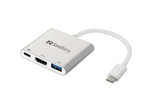 5705730136009 - SANDBERG 136-00 - Adapter USB-C > HDMI USB 30 4K Aluminium 5705730136009 - SANDBERG 136-00 - Adapter USB-C > HDMI USB 30 4K Aluminium