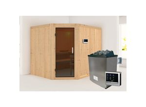 4010090590301 - Sauna Krimmler SET naturbelassen mit 9kW Ofen