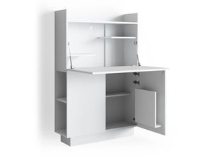 4251421942004 - Schreibtisch-Schrank Alena Büroschrank Aktenschrank Computertisch Sekretär