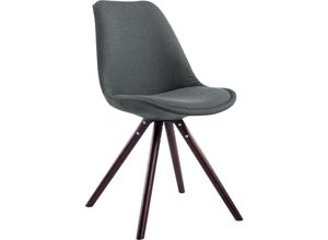 4251152683375 - Retro-Stuhl Toulouse Rund Mit Stoffbezug Und Hochwertigem Sitzpolster I Lehnstuhl Mit Stabilem Holzgestell I Sitzhöhe 48 cm 4251152683375 - Retro-Stuhl Toulouse Rund Mit Stoffbezug Und Hochwertigem Sitzpolster I Lehnstuhl Mit Stabilem Holzgestell I Sitzhöhe 48 cm