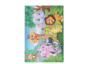 4054293070895 - Kinderteppich OBSESSION My Torino Kids 239 Teppiche Gr B L 160 cm x 230 cm 5 mm 1 St grün Kinder Kinderzimmerteppiche Spielteppich Motiv Tiere Kinderzimmer