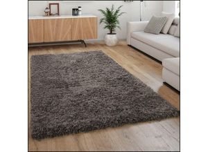 4250857590841 - Hochflor Teppich Kuschelig Modern Shaggy Flokati Stil Gemütlich Uni Anthrazit 80x150 cm - Paco Home 4250857590841 - Hochflor Teppich Kuschelig Modern Shaggy Flokati Stil Gemütlich Uni Anthrazit 80x150 cm - Paco Home