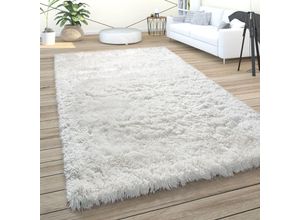 4061981130830 - Hochflor-Teppich Akumal 930 Teppiche Gr B L 120 cm x 170 cm 60 mm 1 St beige (cream) Esszimmerteppiche Shaggy besonders weich durch Softgarn Uni-Farben