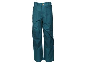 4051578406936 - finkid - Outdoorhose KALLE CANVAS mit Knieverstärkung in deep teal Gr104 110