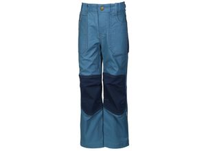 4051578406844 - finkid - Outdoorhose KALLE CANVAS mit Knieverstärkung in real teal Gr80 86