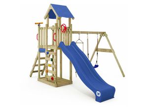 4251511816598 - Wickey Spielturm Klettergerüst MultiFlyer Light Schaukel & Rutsche Outdoor Kinder Kletterturm mit Sandkasten Leiter & Spiel-Zubehör für den Garten