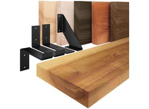 4064755157989 - Wandregal Holz Bücherregal Hängeregal Industrial Rustikal Weiß 40cm LWG-01-A-003-40JW - Rustikal - Lamo Manufaktur 4064755157989 - Wandregal Holz Bücherregal Hängeregal Industrial Rustikal Weiß 40cm LWG-01-A-003-40JW - Rustikal - Lamo Manufaktur