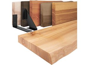 4064755133228 - Lamomanufaktur - lamo Manufaktur Wandregal Holz Baumkante Holzregal Basic Natur Schwarz 70cm LW-01-A-002-70LS 4064755133228 - Lamomanufaktur - lamo Manufaktur Wandregal Holz Baumkante Holzregal Basic Natur Schwarz 70cm LW-01-A-002-70LS