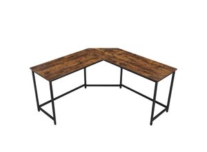 6955880387069 - Calicosy - Eckschreibtisch im Industrial-Stil - L149 x P149 cm - Holz