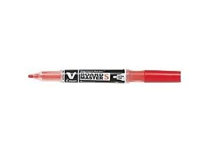 4902505487439 - Pilot V-Board Master S Nein Whiteboard-Marker Rot Extra Feine Rundspitze 13 mm