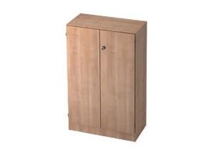 4032062125946 - HAMMERBACHER Aktenschrank Haziender V6550 N N SG nussbaum 2 Fachböden 800 x 420 x 1270 cm