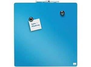 5028252386289 - Mini Wandmontierbare magnetische Whiteboard-Kachel 1903873 Lackierter Stahl Rahmenlos 360 mm x 360 mm Blau