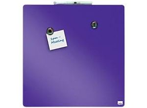 5028252393218 - Mini Wandmontierbare magnetische Whiteboard-Kachel 1903897 Lackierter Stahl Rahmenlos 360 mm x 360 mm Lila