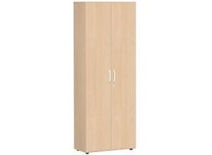 4038933059648 - Aktenschrank Flex S-386100-BU Holz abschließbar 6 OH 80 x 216 x 42 cm buche 4038933059648 Geramöbel