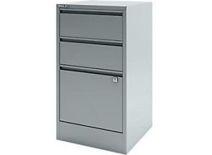 5020073752229 - Bisley Home Hängeregistraturschrank Home 1 Schublade Silber 413 x 400 x 672 mm