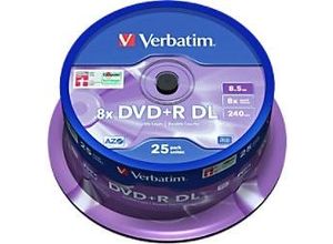 0023942437574 - 11-020-144 DVD+R DL 85GB 240Min 8x Cakebox(25Disc) 11-020-144 0023942437574