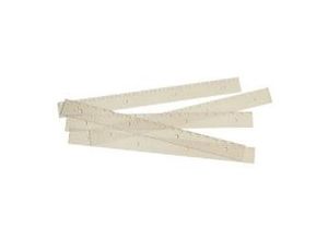 0013465410215 - Abheftstreifen FileStrip IB410215 einsteckbar Kunststoff für Plastikbindung Drahtbindung mit US-Teilung transparent 100 S 100 Stück