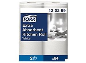 7322540006292 - Küchenrollen Extra Absorbent 120269 2-lagig weiß Rolle à 7322540006292 2 Stück