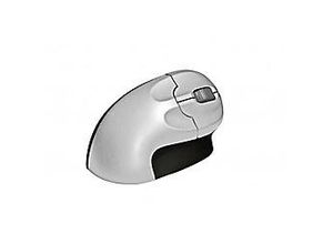 8717399994712 - Vertikalmaus Grip Mouse 2 Tasten kabellos USB-Funk Rechtshänder ergonomisch optisch silber 8717399994712 Bakker & Elkhuiz