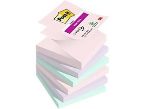 4054596926059 - Haftnotiz Super Sticky Z-Notes Soulful Collection 76 x 76 mm 4054596926059 R330-6SS-SOUL 6 Stück