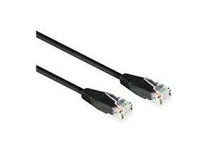 8716065488128 - Schwarzes 100 Meter U UTP CAT6 Patchkabel mit RJ45 Steckern