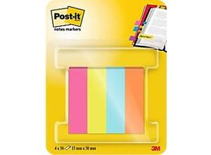 4054596927001 - Haftmarker Page Marker Poptimistic powerpink neongrün türkis vitalorange 4x 50 Streifen