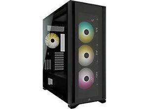 0840006639435 - CORSAIR PC-Gehäuse iCUE 7000X RGB Computergehäuse schwarz Computer-Gehäuse