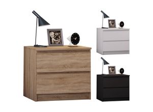 4051814377808 - Holz Nachttisch Breido Mini mit Schublade (Farbe Sonoma-Eiche (Sägerau))